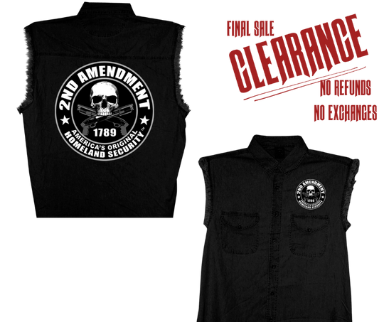 2nd Amnd Sleeveless Denim Shirt