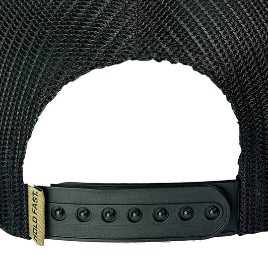 Hold Fast and Stand your ground in this rugged “Never Give Up” Cap by Kerusso. Be prepared to stand up for who and what you believe in. Love of God, love of family, and love for your country. We sell these at our Smyrna, TN shop because we BELIEVE too!

Color: Black/Gray Camo * 100% Polyester
Mid-Rise structured * Polyester front with woven label scout patch
Mesh back with snap closure * Do not launder
One size fits most

