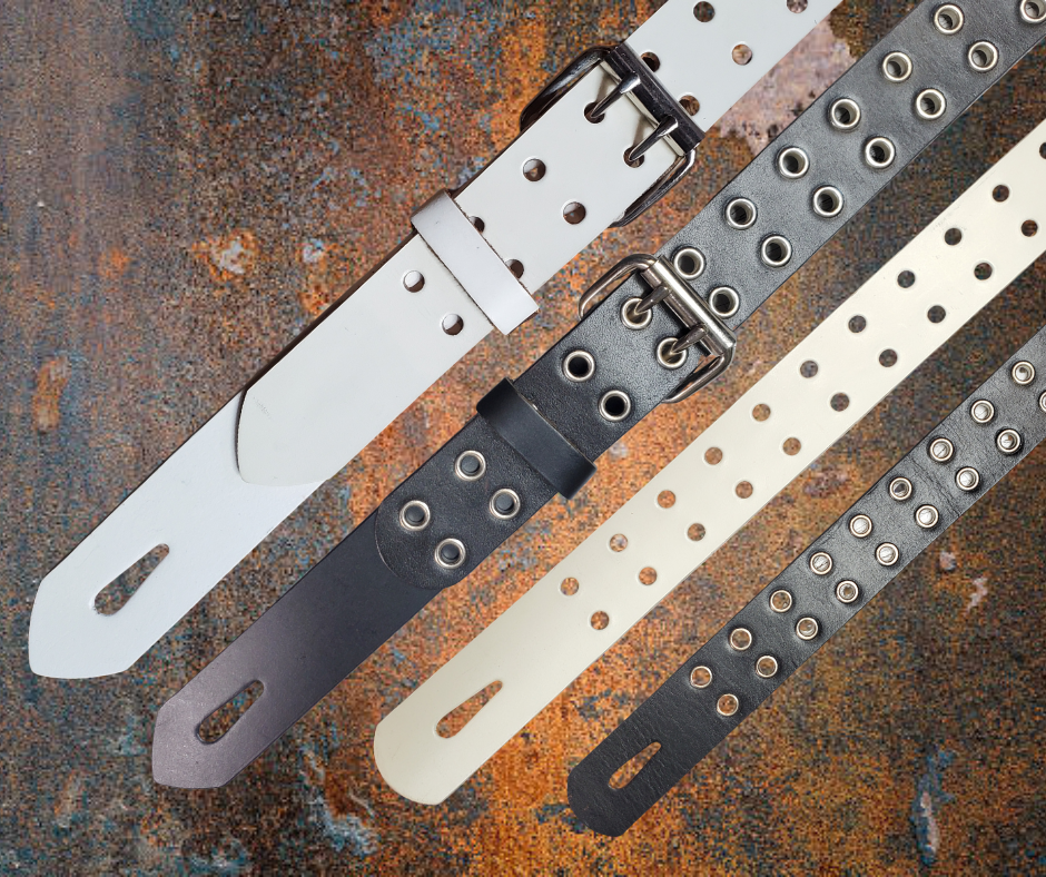 Great Musicians have been a staple for years in Nashville. Be on your way starting your journey with this Vintage styled 1 1/2" HOLES Strap. The main Body of the Guitar strap is approx. 1/8" thick with Holes down the entire Strap. The Buckle and End hole adjustment goes from approx. 42" to 56" at it's longest . Made just outside Nashville in our Smyrna, TN. shop. It will will be your favorite strap after a "break in" period.
