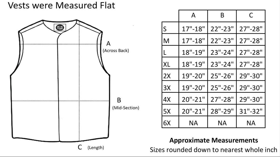 The "Havoc" Club Style Denim/Leather Vest CLOSEOUT!