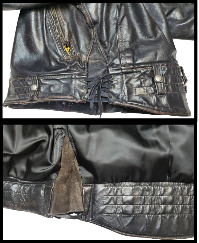 Side view. Ross Langlitz first opened up shop in 1947, he never dreamed that the Langlitz name would grow to reach across the ocean. Today, Langlitz Leathers is a fully functioning shop in Portland. Available in our Smyrna, TN shop not far wild downtown Nashville.