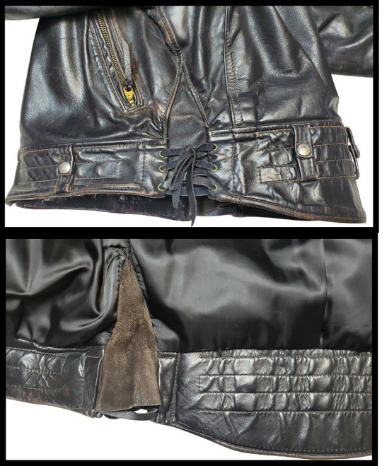 Side view. Ross Langlitz first opened up shop in 1947, he never dreamed that the Langlitz name would grow to reach across the ocean. Today, Langlitz Leathers is a fully functioning shop in Portland. Available in our Smyrna, TN shop not far wild downtown Nashville.