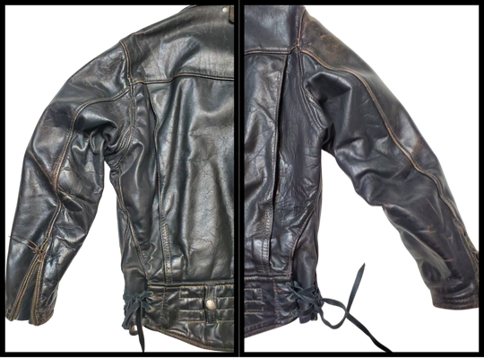 close up pictures. Ross Langlitz first opened up shop in 1947, he never dreamed that the Langlitz name would grow to reach across the ocean. Today, Langlitz Leathers is a fully functioning shop in Portland. Available in our Smyrna, TN shop not far wild downtown Nashville.