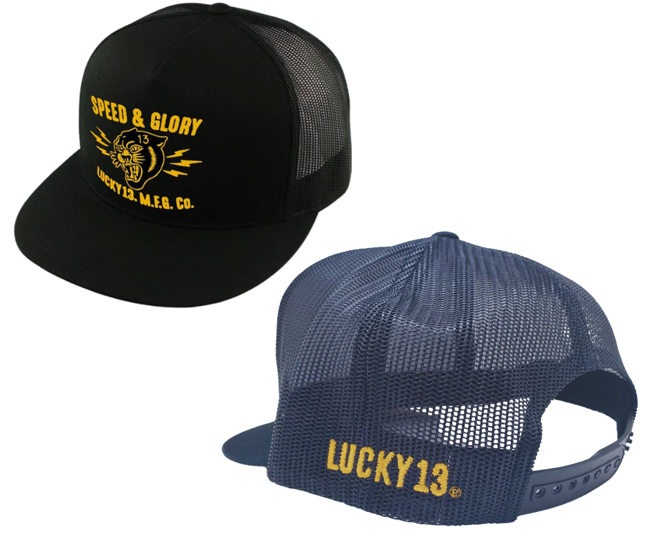 Lucky 13 Panther Head Cap CLOSEOUT! – Buckle and Hide Leather Lucky 13 Panther Head Cap CLOSEOUT! – Buckle and Hide Leather