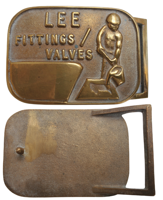 Vintage lee fittings belt buckle