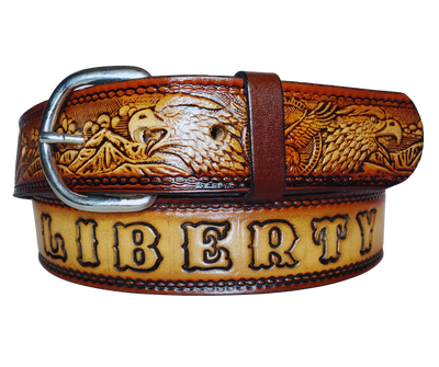 CARRIESU Personalized Custom Name Leather Belt, Customize Text Buckle Belt,  Personalized Anniversary Birthday Gifts for Men (Openwork) at  Men's  Clothing store