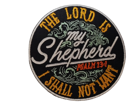 The Lord Is My Shepherd Embroidered Patch