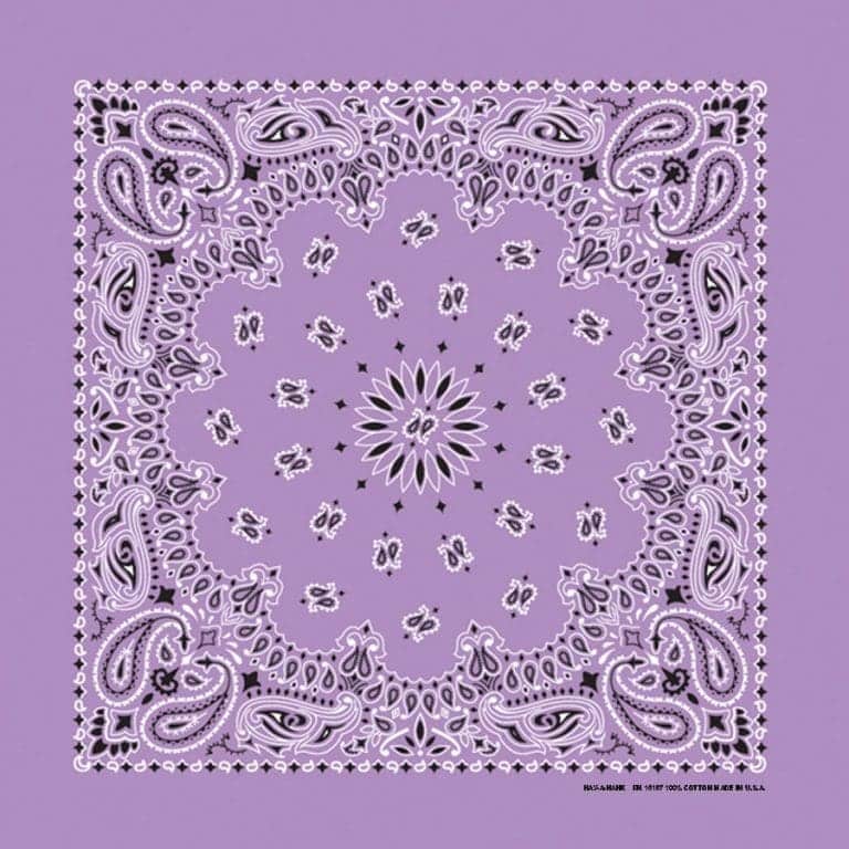 We stock traditional 100% Cotton for a soft and comfortable feel. Made in the USA and approx. 22" x 22", they feature a trademark Paisley design. Bandanas have been around for over 75 years and are still a staple in culture whether it's a farmer, MC, or a Rock star.