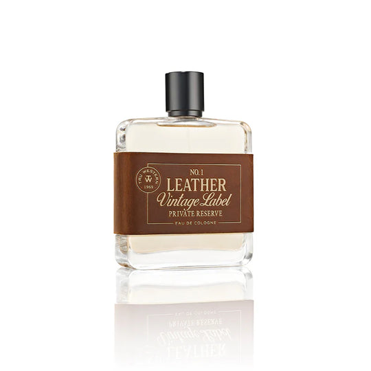 Leather Vintage Label Private Reserve embodies the rugged authenticity of the American spirit. Crafted for the West, this masculine fragrance layers with rich Virginian Cedarwood and warm, sun-aged leather. It’s a classic scent that’s as timeless as the land that inspired it. Now stocked at our Smyrna, TN store.

3.4 oz bottle
Timeless. Woody. Masculine.