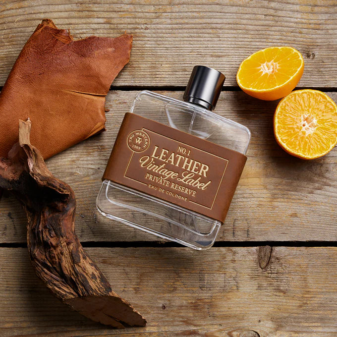 Leather Vintage Label Private Reserve embodies the rugged authenticity of the American spirit. Crafted for the West, this masculine fragrance layers with rich Virginian Cedarwood and warm, sun-aged leather. It’s a classic scent that’s as timeless as the land that inspired it. Now stocked at our Smyrna, TN store.

3.4 oz bottle
Timeless. Woody. Masculine.