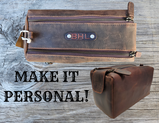 The Representative Leather Dopp Bag