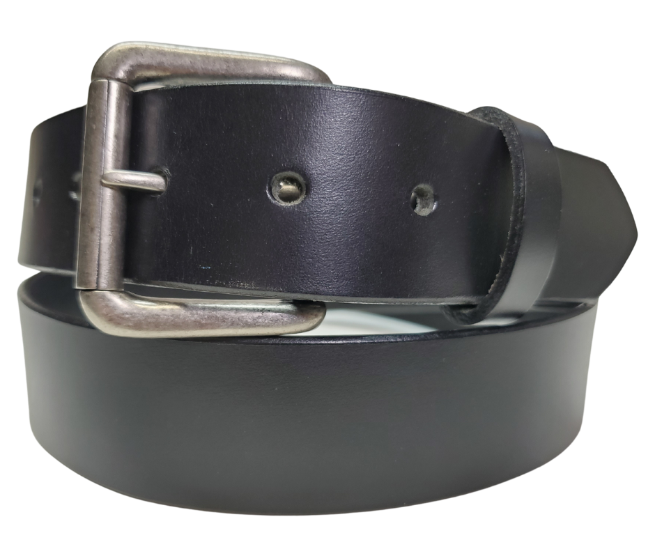 The Micromanager Leather Belt brings casual relaxation to your number-crunching workdays. Crafted from a single piece of 1/8" top grain leather, this belt features handy snaps for swapping buckles whenever the mood strikes. Watch our sizing video to nail the perfect fit! Available at our Smyrna shop, just a quick rideshare from Nashville hotspots – because even spreadsheet wizards deserve stylish accessories.