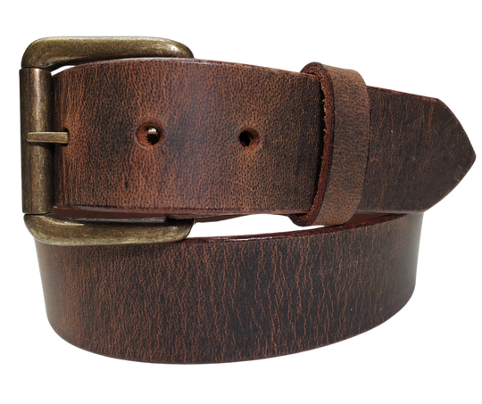 The Micromanager Leather Belt brings casual relaxation to your number-crunching workdays. Crafted from a single piece of 1/8" top grain leather, this belt features handy snaps for swapping buckles whenever the mood strikes. Watch our sizing video to nail the perfect fit! Available at our Smyrna shop, just a quick rideshare from Nashville hotspots – because even spreadsheet wizards deserve stylish accessories.
