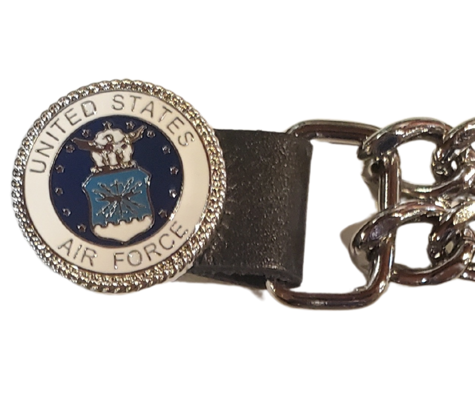 Limited amounts of these left. The Military has licensed the artwork and logos and we are unable to buy anymore of the parts. We have a few of these that we haven't made yet this is the newest batch. The 5 1/2" Snap to Snap length is a standard vest chain length. In stock at our Smyrna, TN shop while they last.