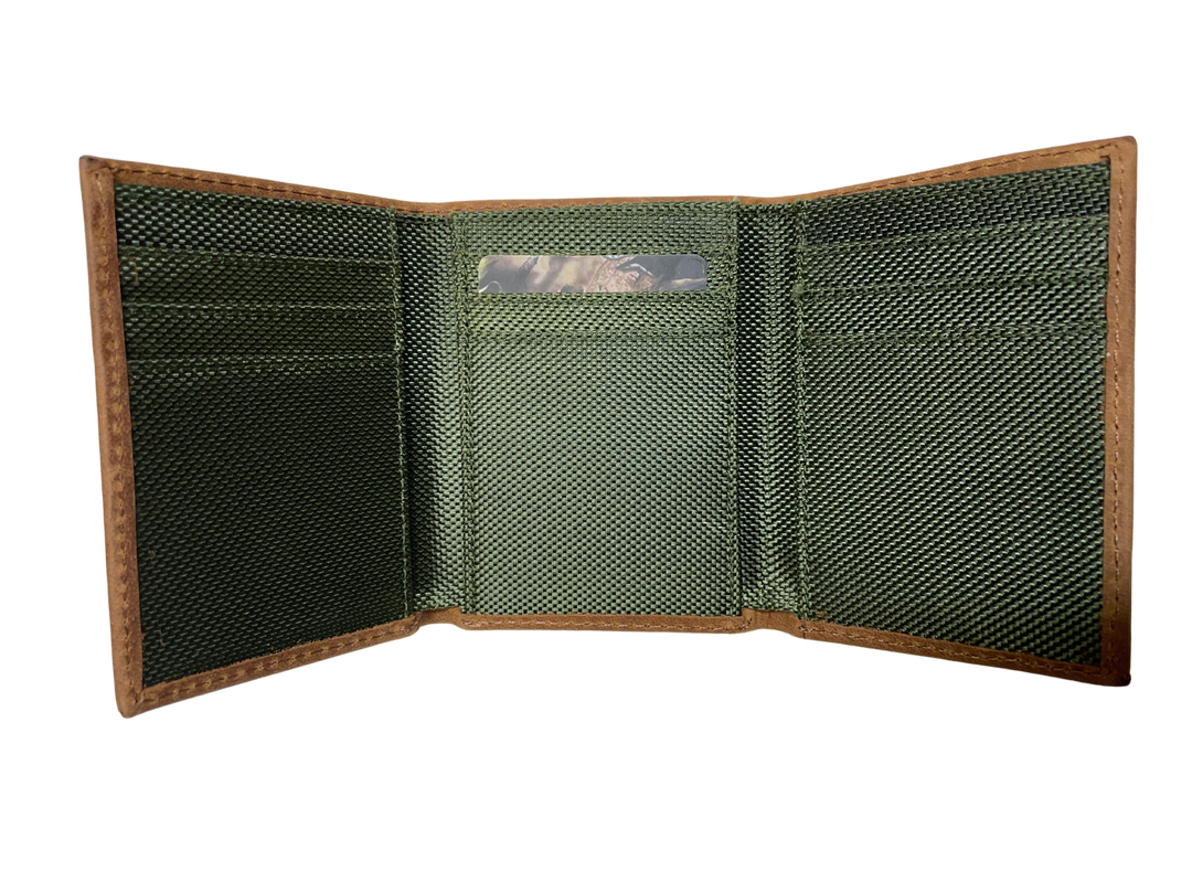 Mossy Oak Deer, Bass, Duck Trifold Wallet