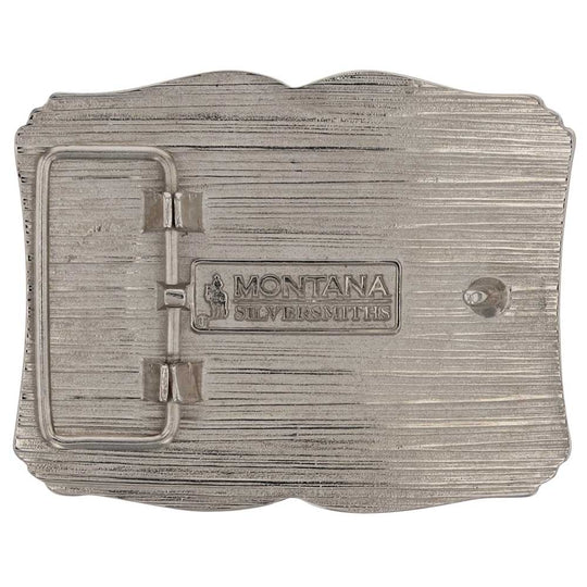 Soar with pride when you attach this stunning buckle to a favorite belt. The Soaring Liberty Attitude Buckle is expertly crafted from Silver and gold over a white metal alloy with painted accents with the American flag and bald eagle. This buckle celebrates the American spirit and pride. It&