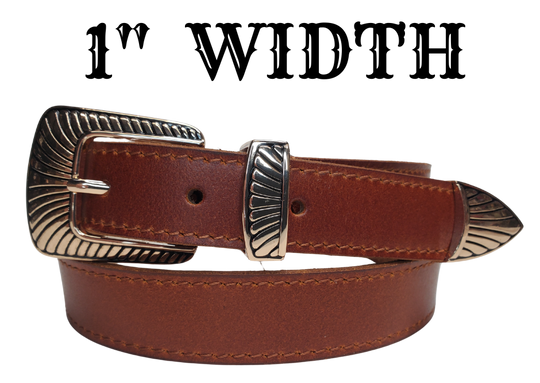 Upgrade your style with The Mojave Western Belt - an ideal choice for anyone who loves the bohemian look. With a one-of-a-kind 3 piece Gold tone buckle set and premium leather straps, this set allows for limitless outfit combinations. Whether you wear it on your waist or hips, it effortlessly brings a fun and carefree vibe to any ensemble. Available now at our Smyrna, TN location near Murfreesboro. Imported