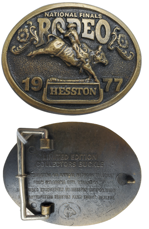 Vintage NFR 1977 belt buckle