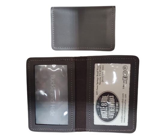 Made right here in the USA. Just leather and thread that's it. These don't have 43 pockets but are made well. If you just carry the basics these are what work for you. Just a few left. See them at our our Smyrna, TN shop just outside Nashville.