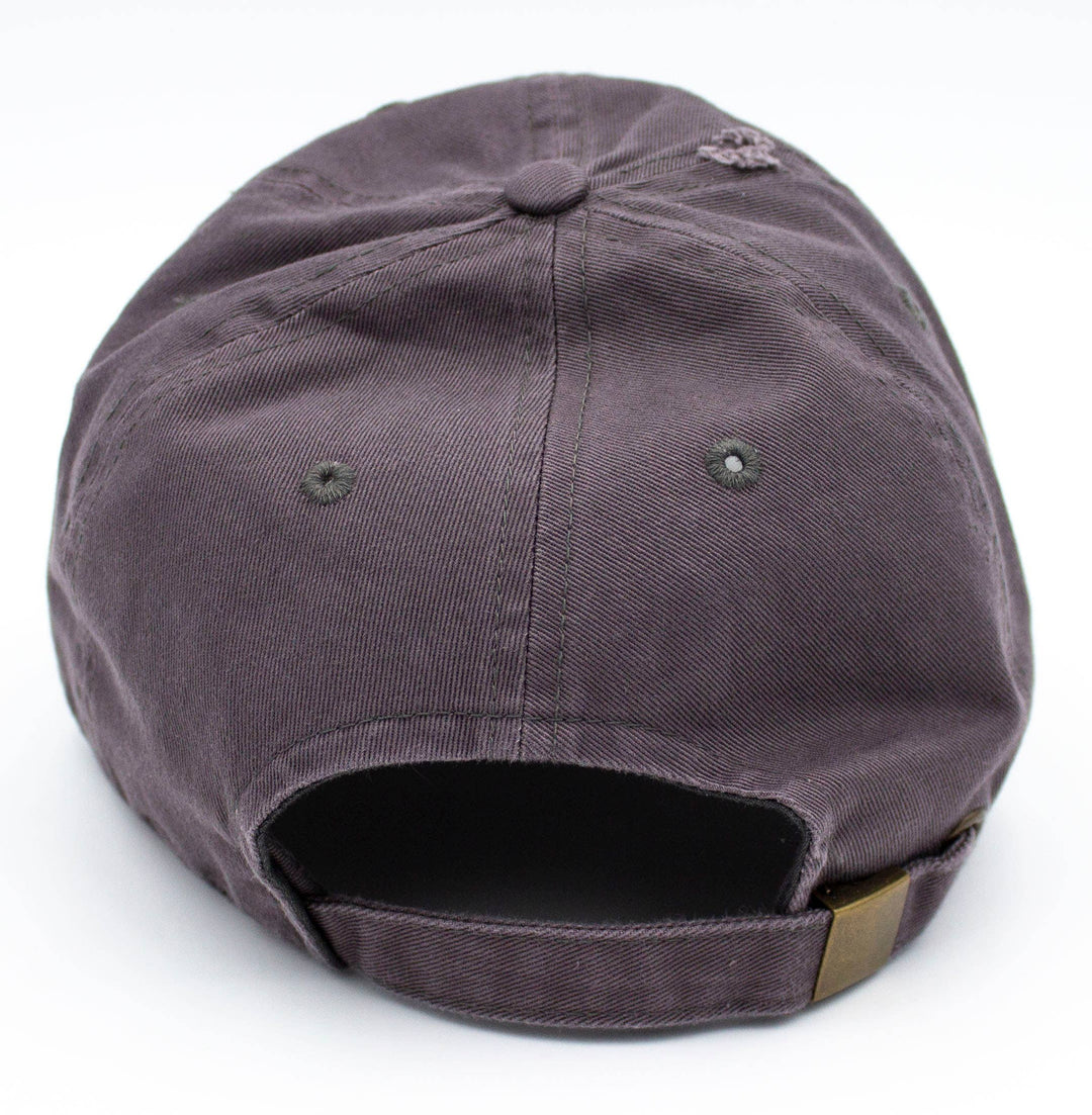 Vintage Style distressed Nashville Music City Guitar Cap. Has the Iconic 3 stars of Tennessee with Guitar Headstock. Pre-curved visor with 8-row stitching on visor with matching under visor 6 panel low profile unconstructed Lightweight, durable, smooth, with a hint of stretch. See these in our Smyrna, TN shop not far from wild Downtown Nashville.

Washed style 100% breathable premium cotton
One size fits most
Unisex design
Adjustable metal buckle back closure