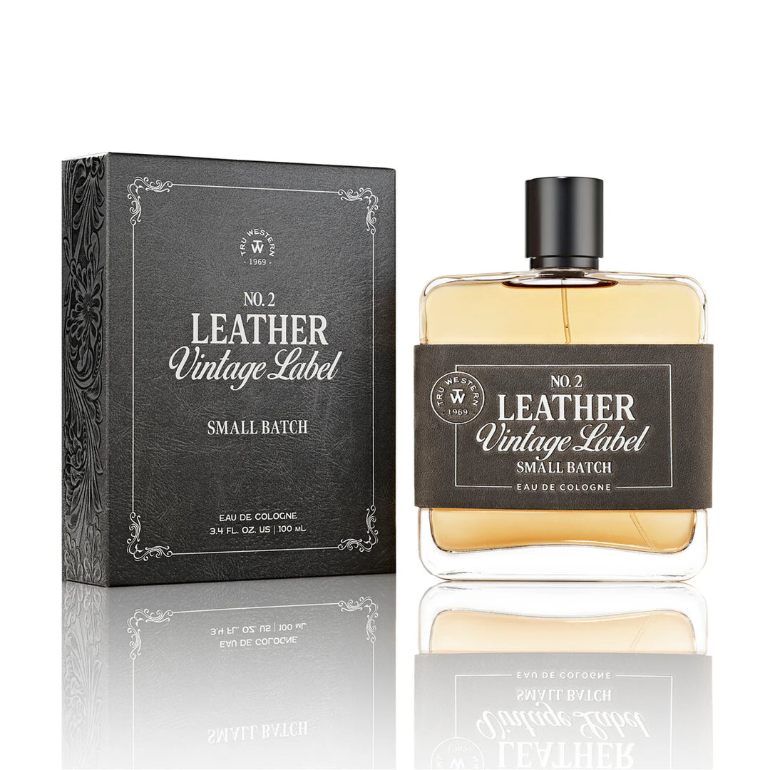 Leather Vintage Label Small Batch is a contemporary cologne expertly crafted with soft, leathery warmth and smooth woods. Inspired by vintage bourbon, it’s infused with notes of grey suede, shaved white woods, and fresh sage to form an iconic blend. Now available at our Smyrna, TN shop not far from Nashville.

3.4 oz bottle
Warm. Modern. Smooth.