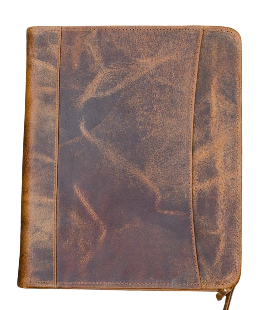 The Nomad Leather Portfolio is the perfect blend of rugged durability and professional style, designed to keep you organized wherever work takes you. Crafted from top-grain water buffalo leather, dedicated sleeve for a tablet, documents, and a letter size pad or planner insert. Whether you’re in the office, traveling, or working remotely, the Nomad Portfolio ensures you stay prepared in timeless leather craftsmanship. See them at our Smyrna, TN shop.