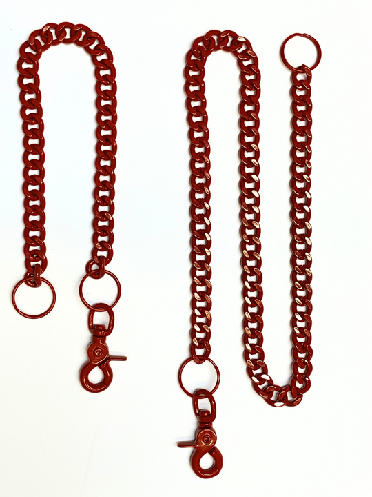 "The Dresser" Powder Coated Wallet Chain 15" or 30"