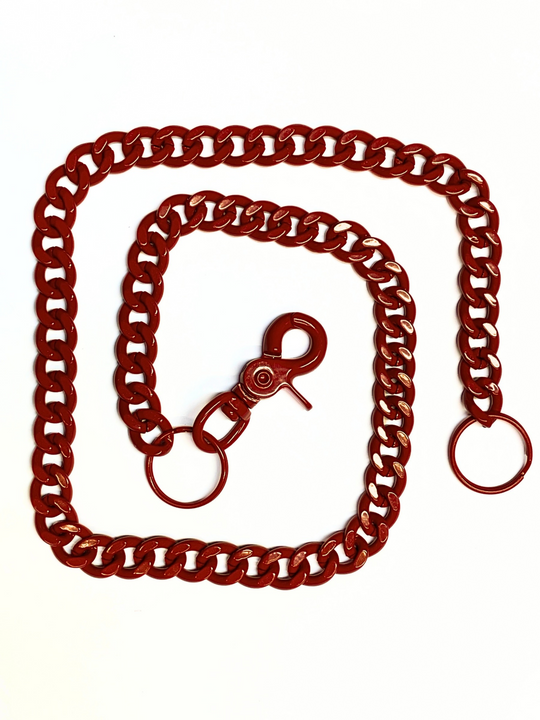 "The Dresser" Powder Coated Wallet Chain 15" or 30"