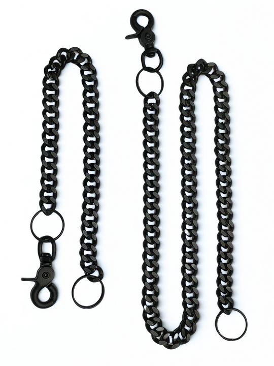 "The Dresser" Powder Coated Wallet Chain 15" or 30"