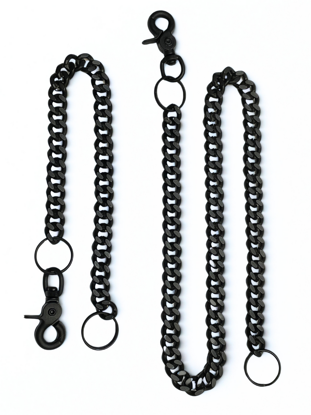 Powder Coated _Wallet Chains Blk_15-30 inch.