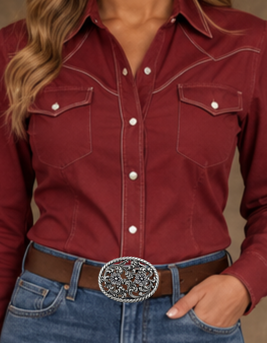 "Prairie Days" Belt Buckle