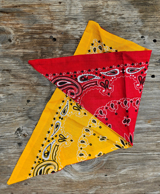 Color combination Bandanas. Great for your MC, Favorite Sport team or just to match a outfit! Made in a "TRIANGLE" with OPPOSITE sides of White or Black. Plus they&