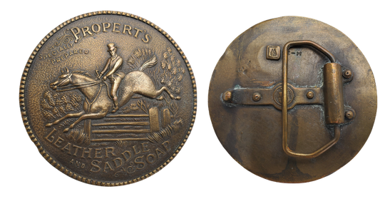Vintage Propert's saddle soap belt buckle