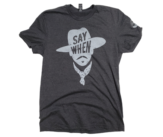 If you like Tombstone, Doc Holliday, Wyatt Earp you will want this. You know all the great one liners from Doc. Turn on your favorite Wayne or Eastwood movie and your good to go! Available online and in our retail shop in Smyrna, TN. Made of super soft 50% ring spun cotton 50% poly. Pre-shrunk.