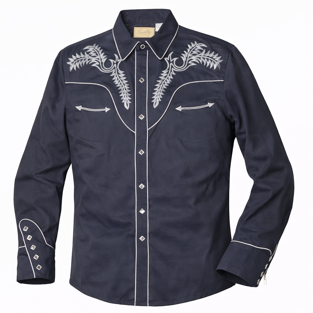 Classic Boot Stitch Western shirts never go out of style! Inspired by classic cowboy movies, these timeless designs are favorites of today’s country stars and rock icons alike. Pair them with your favorite ripped jeans for a casual vibe or dress them up with sharp jeans for a night out. Just arrived at our Smyrna, TN shop, just a stone’s throw from Music Row in downtown Nashville!
