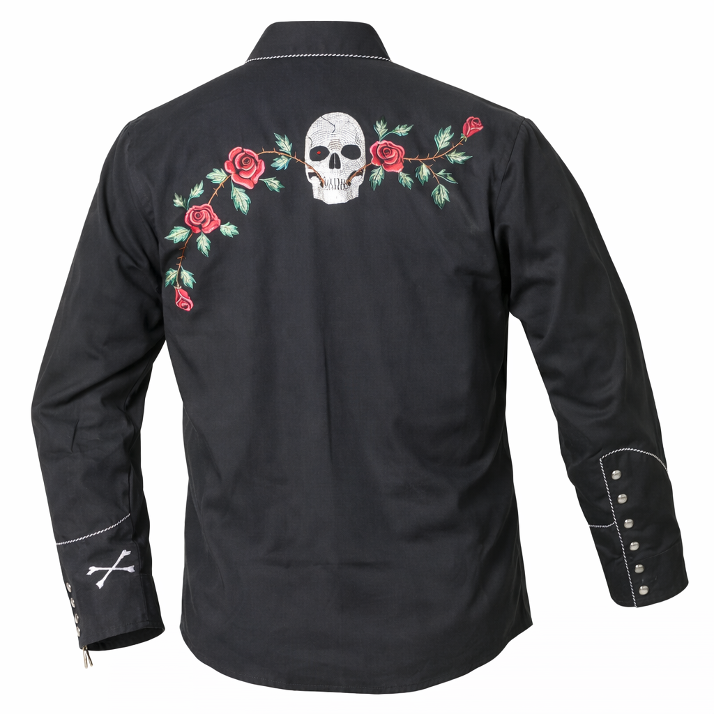 Western shirts with Skulls & Roses never go out of style! Inspired by classic cowboy movies, these timeless designs are favorites of today’s country stars and rock icons alike. Pair them with your favorite ripped jeans for a casual vibe or dress them up with sharp jeans for a night out. Just arrived at our Smyrna, TN shop, just a stone’s throw from Music Row in downtown Nashville!