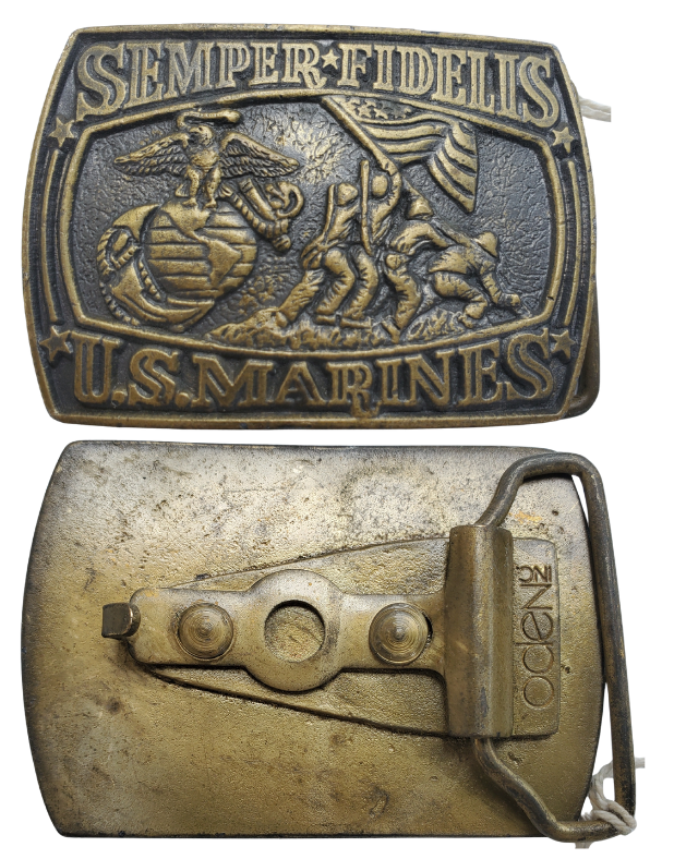 Vintage Semper Fi belt buckle
