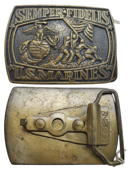 Vintage Semper Fi belt buckle