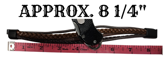 Artisanal Turkish braided Leather Bracelets Designed for Comfort and Tailored for a regular fit, these bracelets offer a comfortable wear experience for any wrist size. Whether worn solo or layered with other accessories these are suitable for both men and women. New to our shop in Smyrna, TN.&amp;nbsp;

Fit&