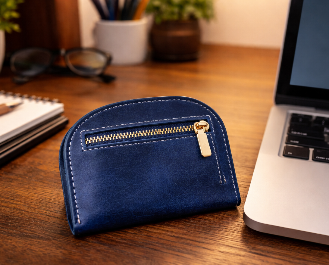 Sloane Minimalist Wallet – Buckle and Hide Leather
