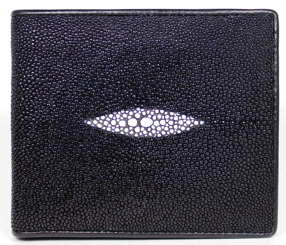When someone ask what kind of wallet you have say it's a Genuine Stingray Leather Bifold Wallet! Multiple card slots and two spacious bill compartments made of Soft cowhide leather interior for a premium feel. Elevate your everyday essentials with your Stingray wallet at our Smyrna, TN shop not far from Franklin.

Size: 4 1/2"W x 3 1/2"L  12 card slots
1 ID window, 2 bill compartments.