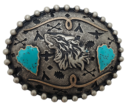 Our Spirit Wolf Buckle represents the wolf and symbolizes an intriguing mix of power, loyalty, guardianship, teamwork and wildness. Wolves are extremely intuitive and have an almost supernatural instinct that can detect dangerous situations. Available at our Smyrna, TN shop just outside of Nashville.
Fit&