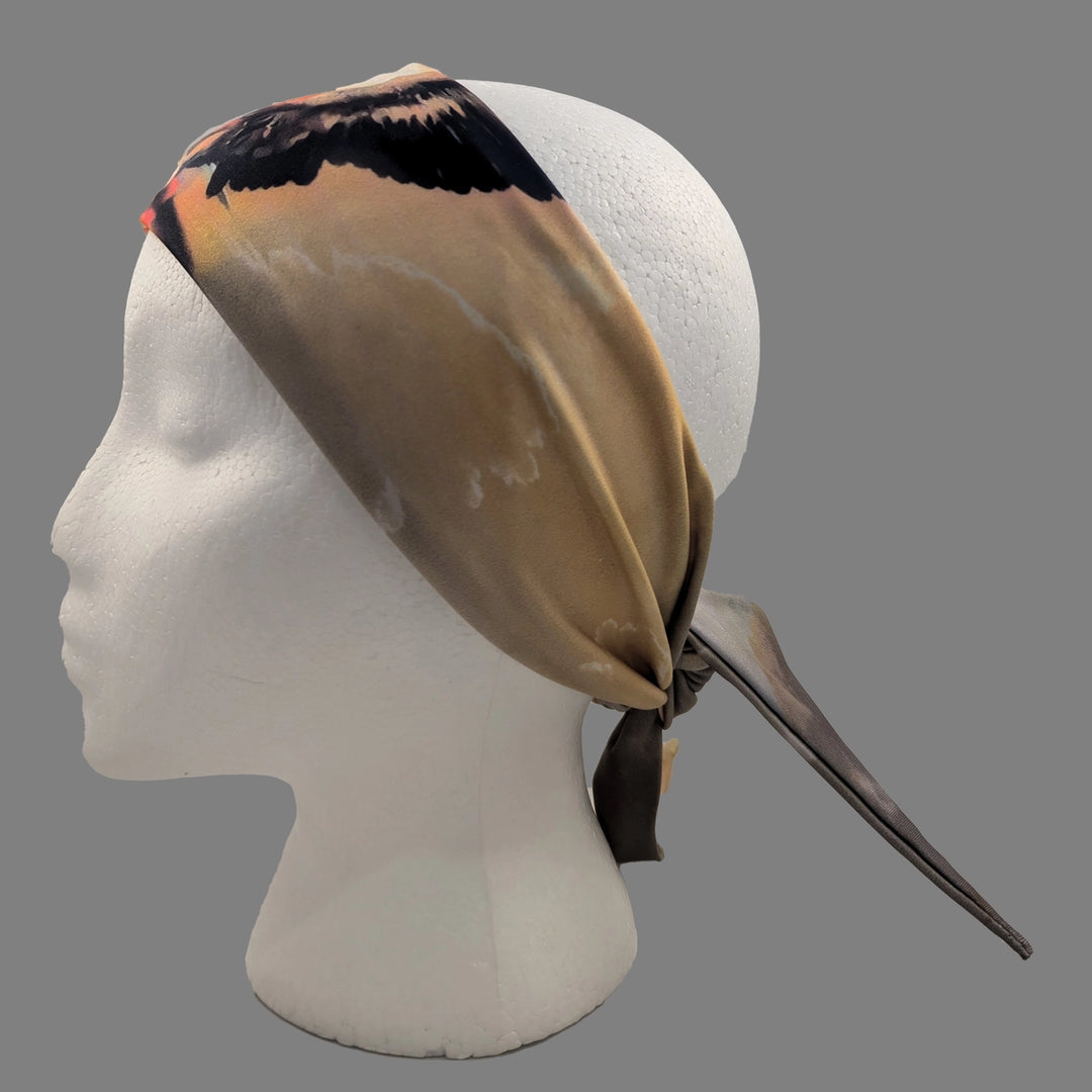 Patriotic Sunset Tie Back Head Wrap CLOSEOUT!