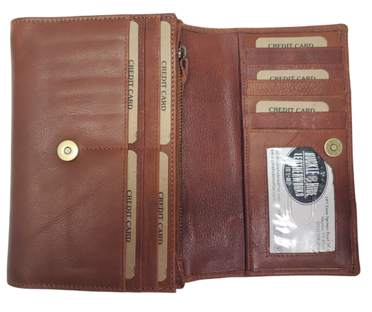 The Tiffany Crossbody Phone wallet is available at our Smyrna, TN shop not far from Nashville. This crossbody phone wallet has 2 accordion pockets, 1 zip pocket,6 additional card slots are placed in front of bag and is covered by flap with a magnetic catch. The inside flap has 5 card pockets and 1 window ID slot. Back of bag has half accordion zip pocket. Crossbody strap is detachable.
Bag size: 7.25” x 5”
4 internal card slots.
Choose from 4 colors