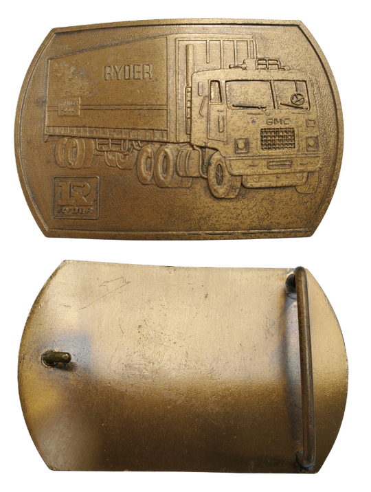 Vintage ryder truck belt buckle