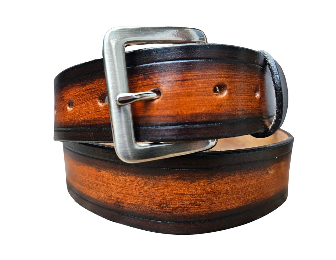 The "Dancin Wolves" Leather Belt