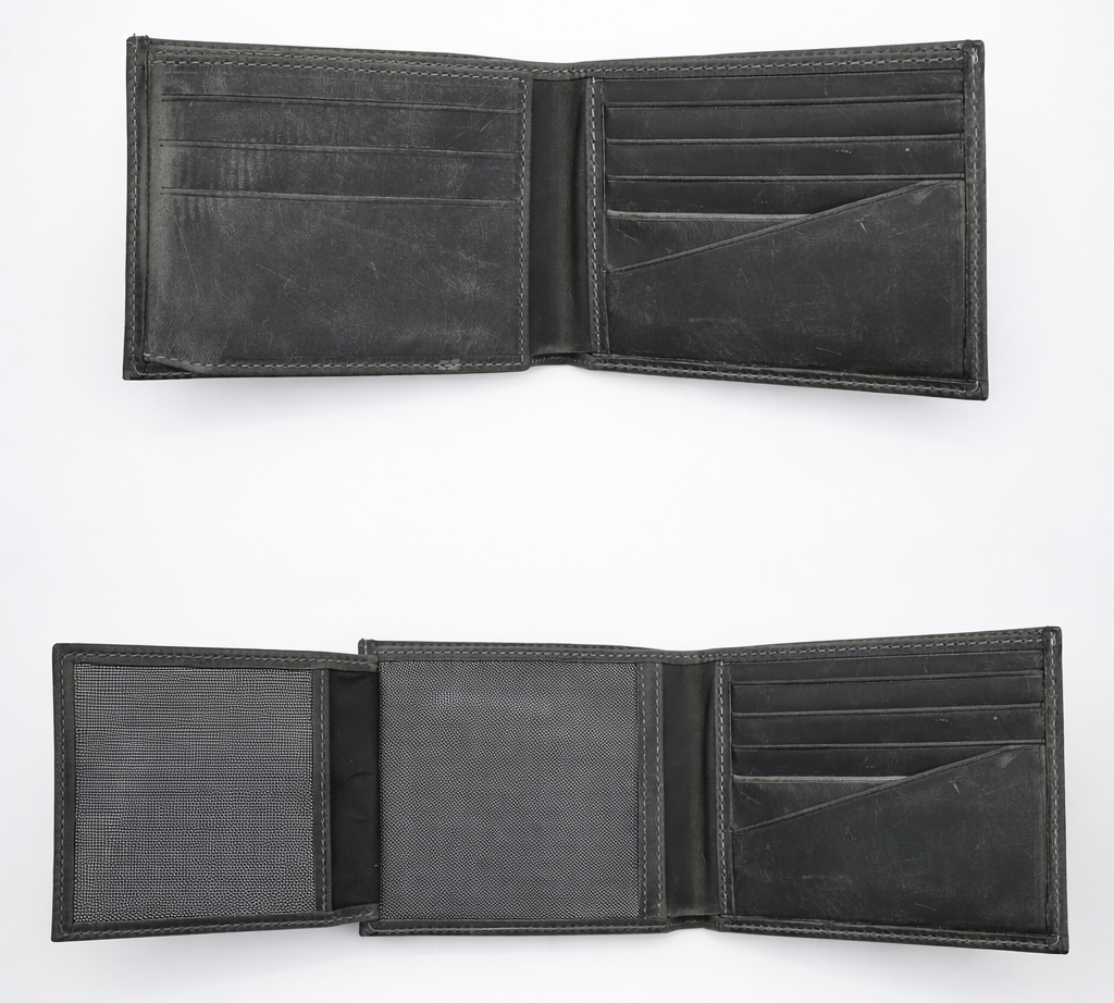 The Standard is a Premium Crazy Horse Leather Bifold Wallet. Known for its distinctive pull-up effect develops a rich patina over time — meaning every scratch, bend, and movement enhances its unique, rugged appearance. Built for everyday use, this wallet offers a slim yet highly functional layout without unnecessary bulk. Now in our Smyrna, TN shop not far rom the Gulch are of Nashville.