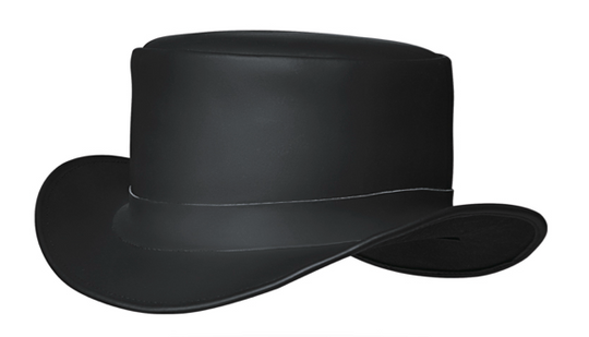 Leather Top Hat