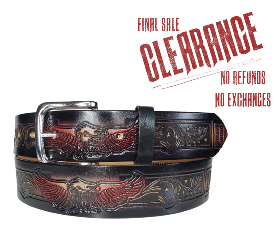 "The Live 2 Ride" Leather Belt