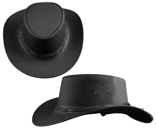 Our Western Outback style hats for men are multipurpose and used as fashion to get attention at parties and to save yourself from Weather. Hats are associated with farmers, ranchers, truck drivers, rugged outdoor and gambler looks. In recent years, cowboy hats have started to become a more common fixture in mainstream fashion. Get yours at our Smyrna, TN shop not far from wild downtown Nashville.
